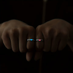 Luminous Ring Live Mouth Adjustable Unisex Ring