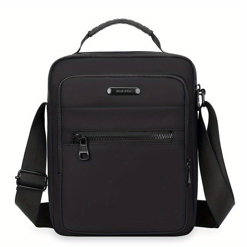 Men's Solid Shoulder Bag Crossbody Bag Multifunctional Diagonal Shoulder Bag
