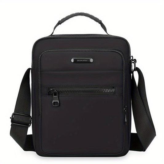 Men's Solid Shoulder Bag Crossbody Bag Multifunctional Diagonal Shoulder Bag