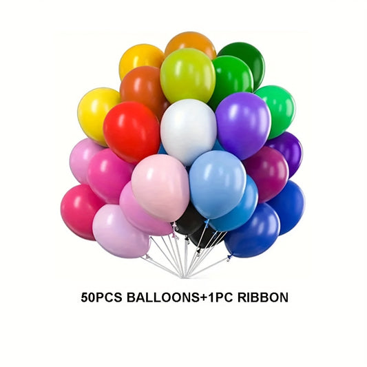 51pcs Colorful Balloons Birthday Party Decor Wedding Party Decor
