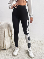 Women's Love Printed Yoga Fitness Pants