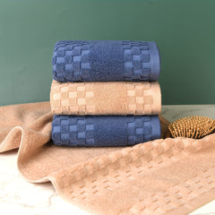 4pcs Cotton Face Towels Quick Drying Soft Bath Towels Mixed Colors