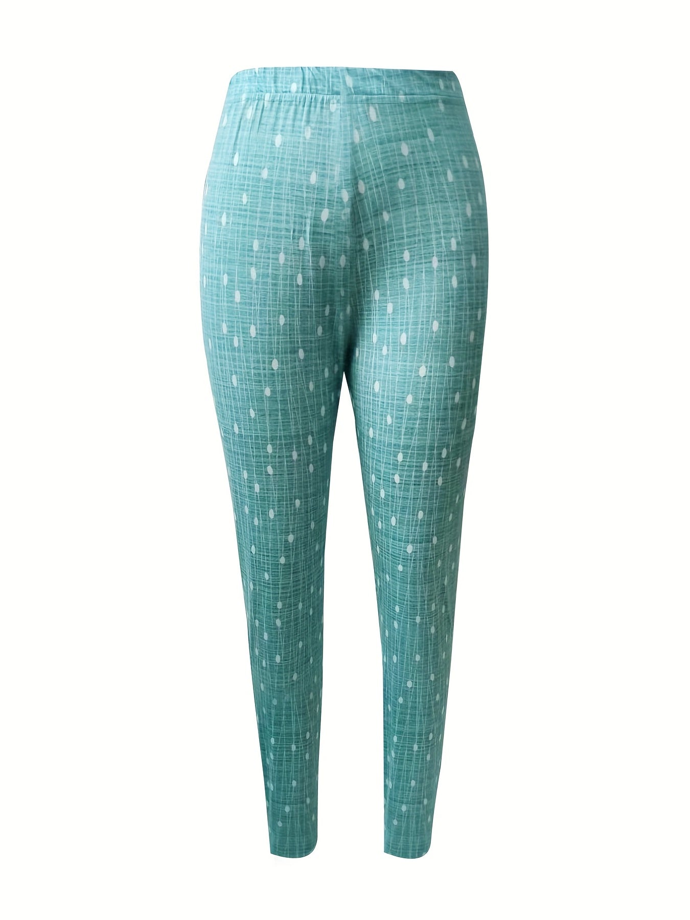 Versatile Allover Print Slim Leggings