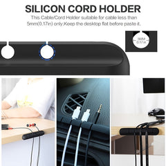 1pc Cable Organizer for Wire Slot USB Cable Fixing Hub