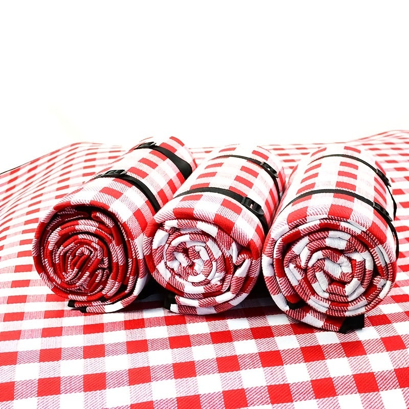 Durable Plaid Picnic Mat for Camping, Beach - Soft Blanket
