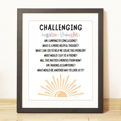 School Counselor Office Decor Growth Mindset Poster Anxiety Relief