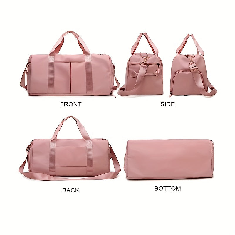 Large Capacity Travel Bag for Short Business Trips with Shoe Compartment