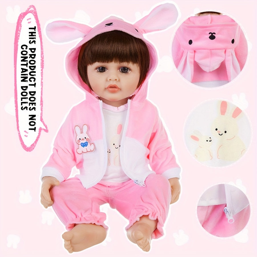 22" Doll Clothing Set - Shirt, Pants, Jacket - Easter Rabbit Toy