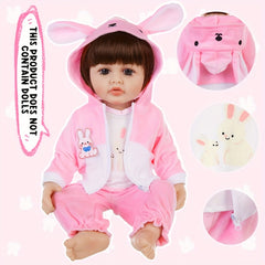 22" Doll Clothing Set - Shirt, Pants, Jacket - Easter Rabbit Toy