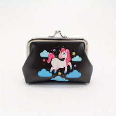 Cartoon Unicorn Coin Purse Bag Animal Pouch Key Bag Birthday Gift