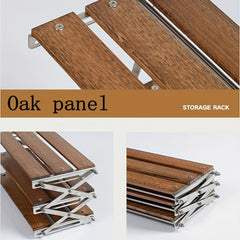 Portable 3-Layer Storage Rack for Office or Camping