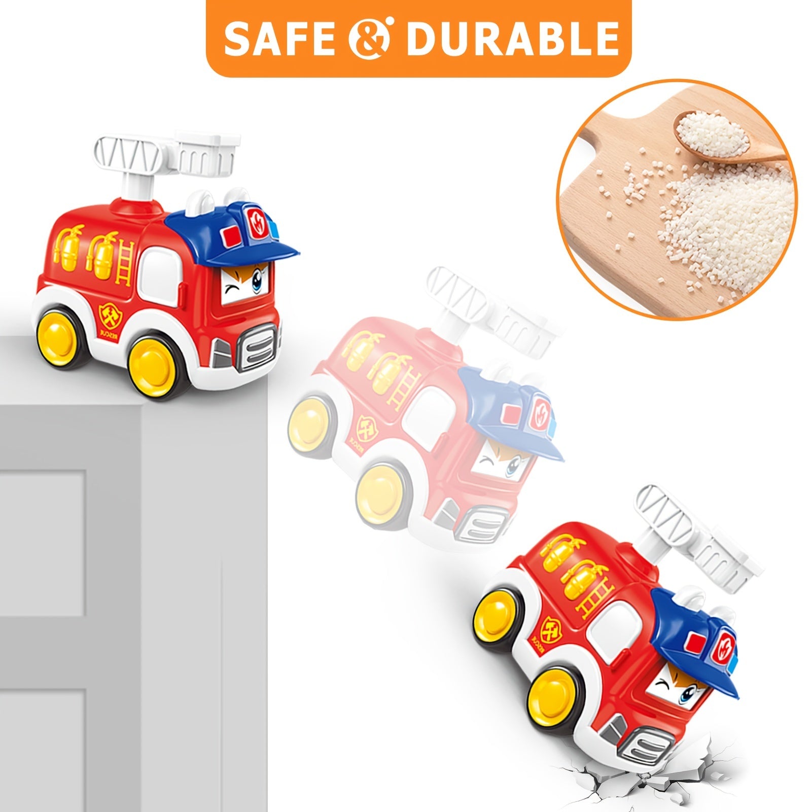 Toddler Car Toy Set with Map Mat and Storage Bags