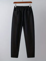 Ankle Length Harem Pants Elastic Waist Casual Trousers