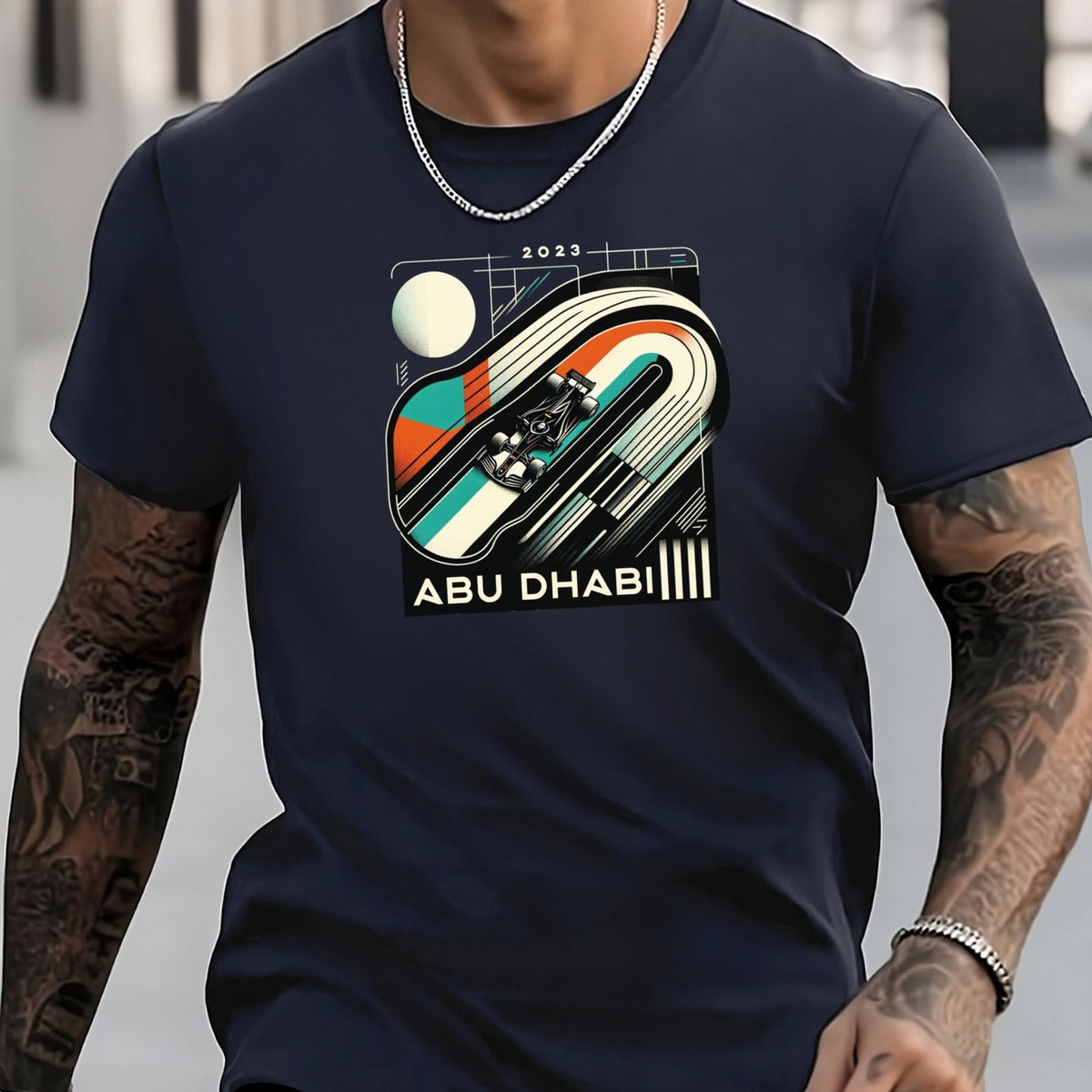 Car Print Men's Graphic Active T shirt Casual Comfy Tees