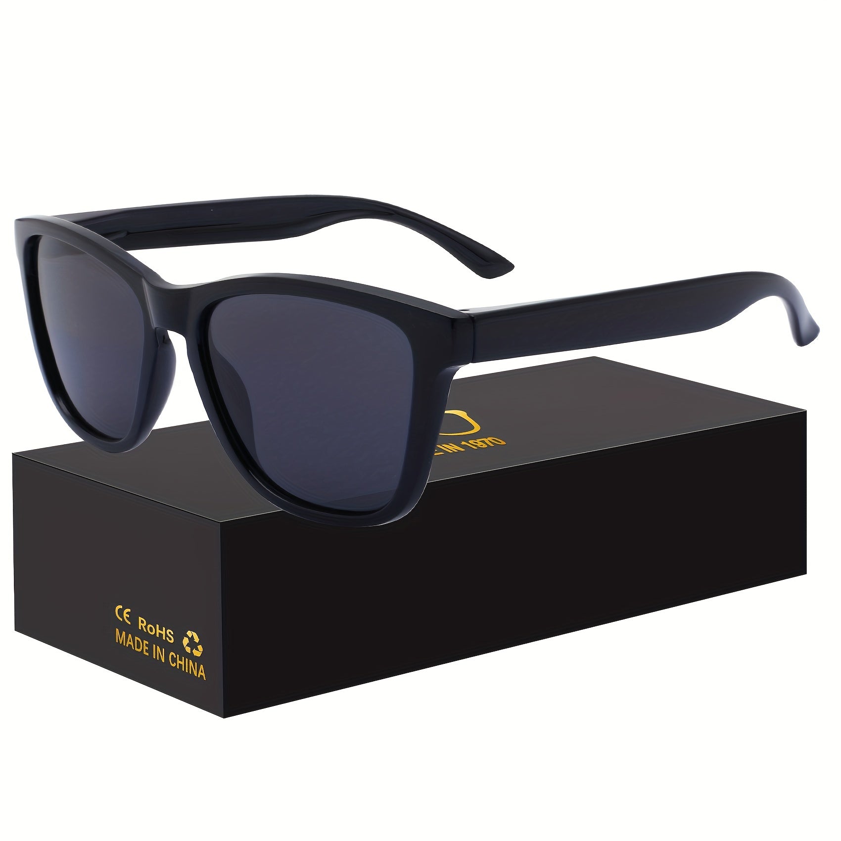 Men's Polarized Vintage Square Sunglasses UV400