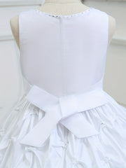 Faux Pearl Bubble Dress for Flower Girls