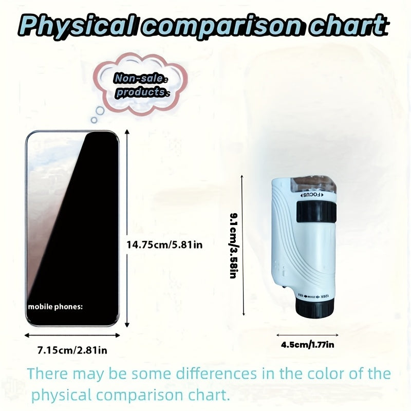 Kids Optical Microscope Learning Tool for Mite & Bacteria Observation