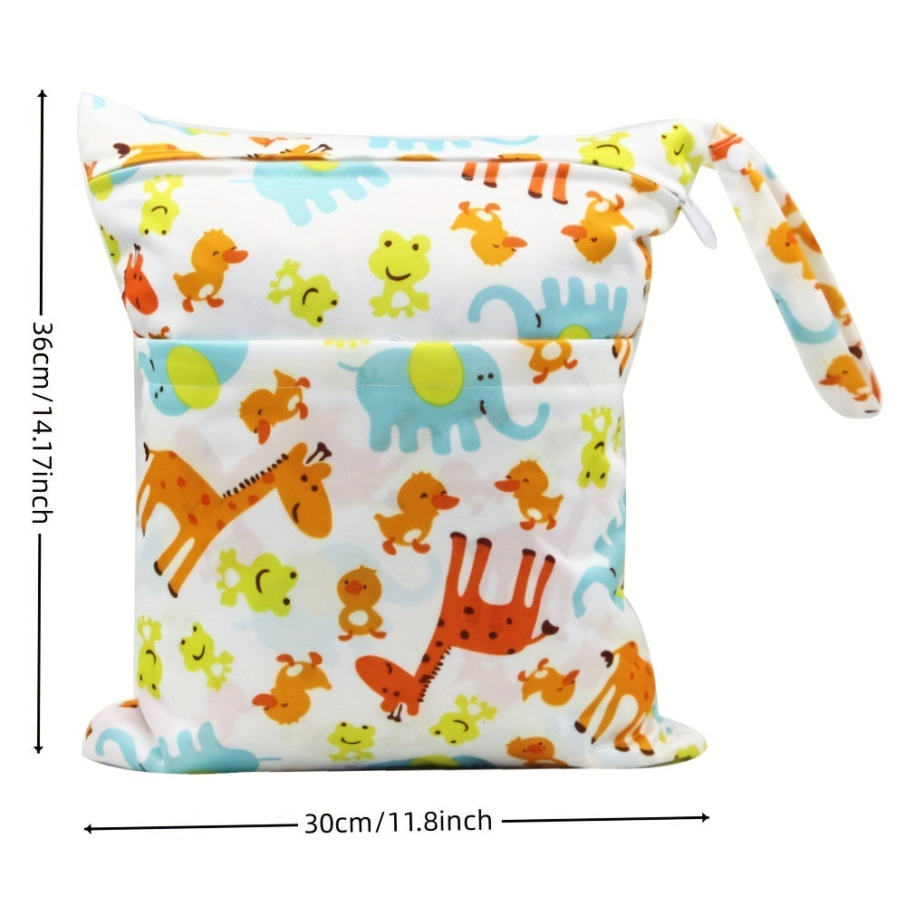 Reusable Wet Dry Bag for Baby Cloth Diapers Breast Pump Beach Pool Gym