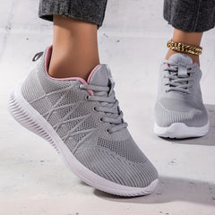 Mesh Breathable Flying Woven Shoes Running Lightweight Sneakers