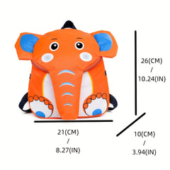Elephant Shape Kid's School Bag with Adjustable Straps