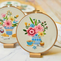 Floral Series Embroidery Starter Kit For Beginners