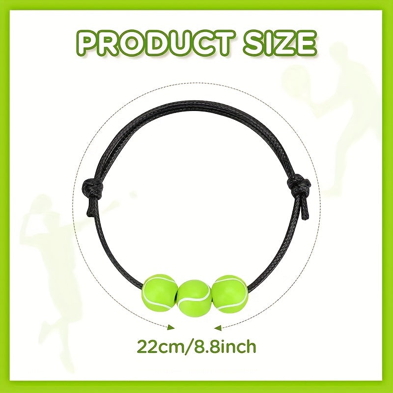 Tennis Sports Bracelet Beaded Personality Waterproof Hand Rope