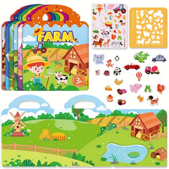 Kids' DIY Sticker Book Set - Bubble & Jelly Stickers