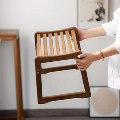 Bamboo Stool for Outdoor Relaxation