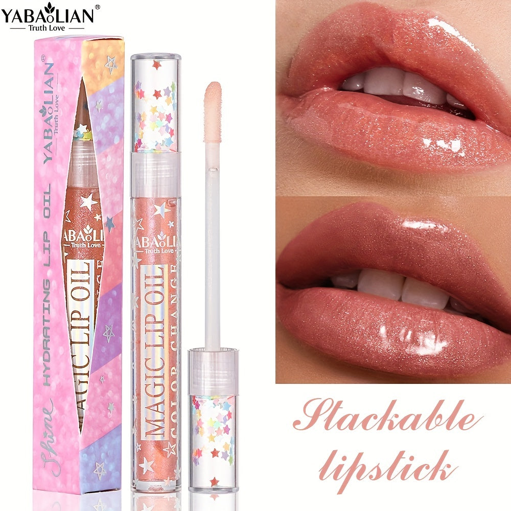 Water Light Lip Gloss Mirror Transparent Lip Glaze Jelly Glass Lip Gloss