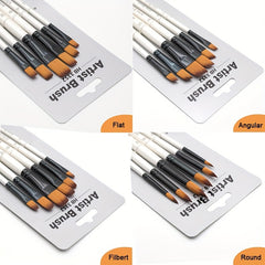 6pcs Artist Paint Brushes Set Acrylic Watercolor Painting