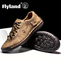 FLYLAND Men's Classic Stitch Loafer Shoes