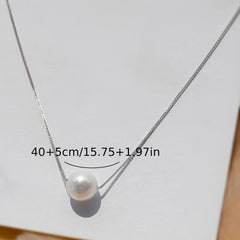Faux Pearl Necklace Female Neck Jewelry Gift