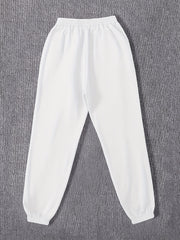 Versatile Long Length Jogger Pants Women's Clothing