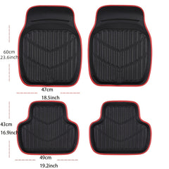 Waterproof PVC Leather Floor Mats for Most Cars