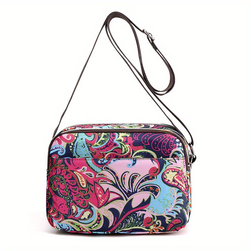 Nylon Crossbody Bag Lightweight Messenger Bag