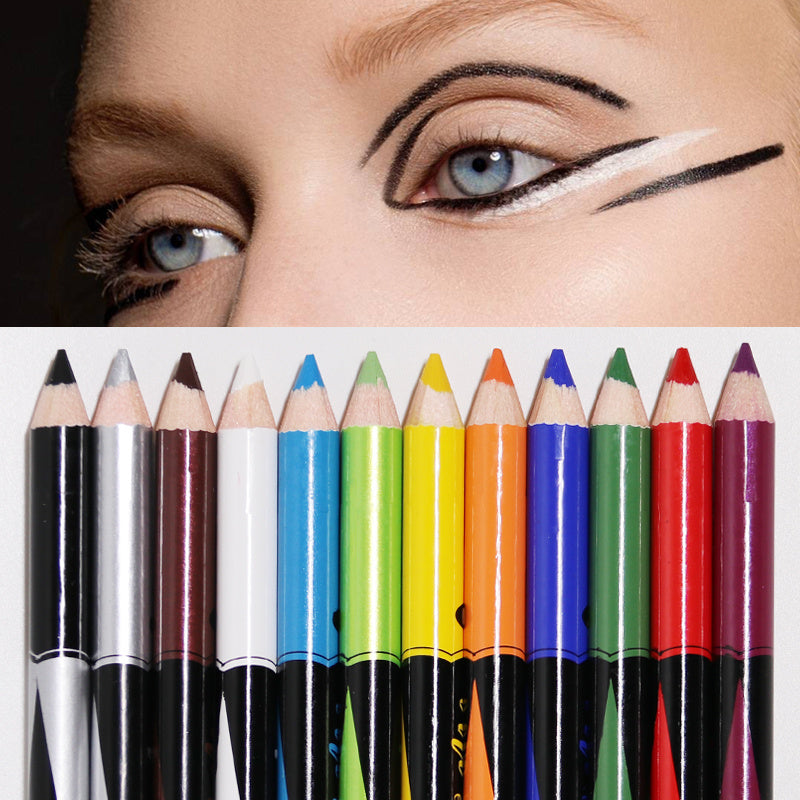 Colourful Eyeliner Pencil Makeup Eye Long Lasting Waterproof Eyeliner Pen