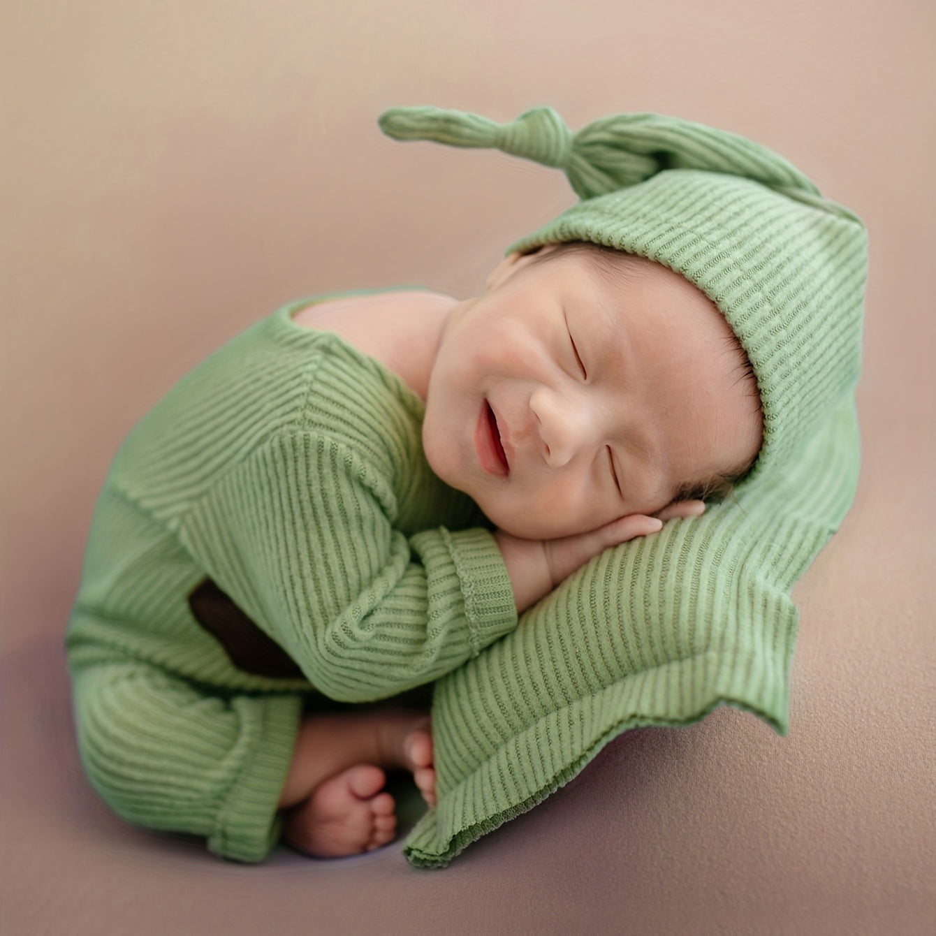 3 Pcs Baby Photo Costume Hat Pillow Onesie