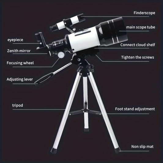 F30070M Telescope with Star Finding Goggles