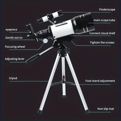 F30070M Telescope with Star Finding Goggles