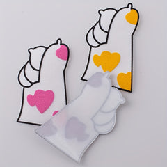 3pcs DIY Dog Paw Iron On Patches Sew On Embroidered Applique For Kids