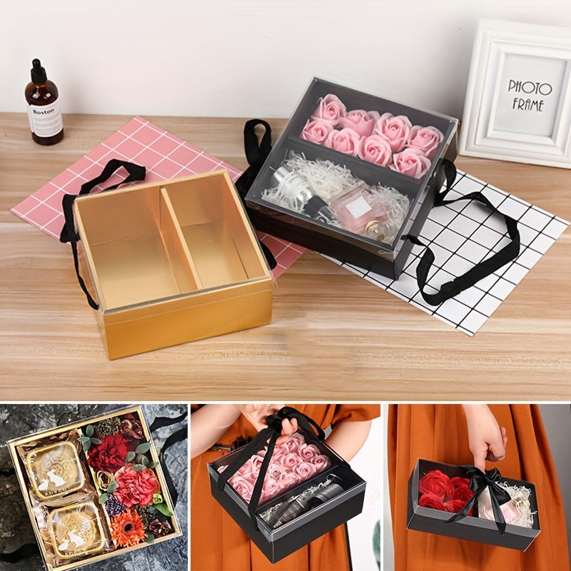 Square Flower Box for Birthday Gift - Immortal Flower Packaging