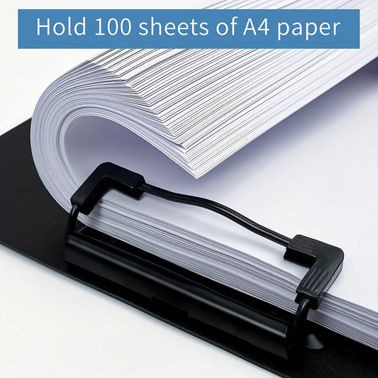A4 Clipboard Folder Foldover Clipboards - Hard Shell File Flip Writing Pad