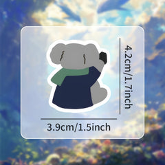 100pcs Bear Cartoon Stickers for Diaries Laptops Water Bottles