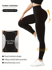 High Waist Butt Lifting Yoga Pants Running Leggings Women's Activewear