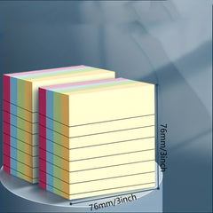 Japanese Style Large Sticky Notes, Horizontal Lines, Student Study Aid