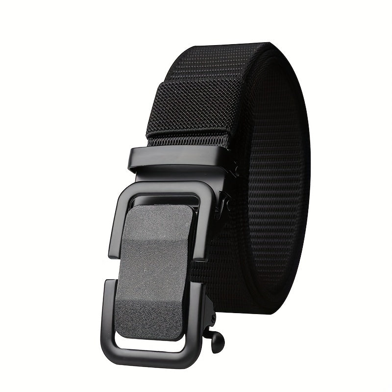 Men's Outdoor Training Belt Nylon Webbing Metal Buckle Work Belt