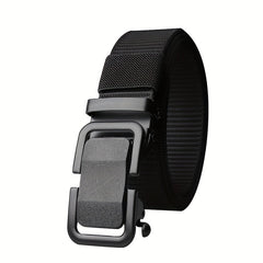 Men's Outdoor Training Belt Nylon Webbing Metal Buckle Work Belt
