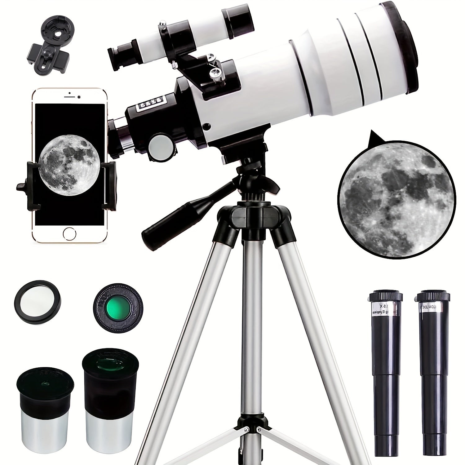 Astronomical Telescope 15-150x Magnification Coated Lens