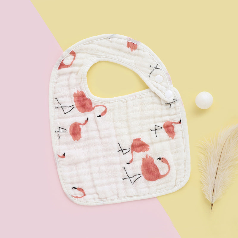 Soft 6 Layer Gauze Bib for Newborns