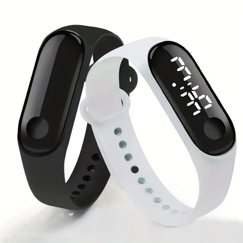 Waterproof Silicone LED Sports Watch for Kids